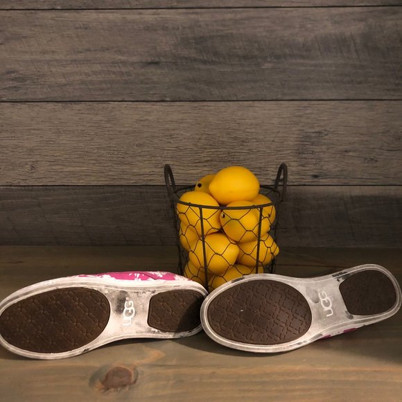 UGG Limited Edition Floral Slip on Sneakers-SZ6 - Picture 4 of 5